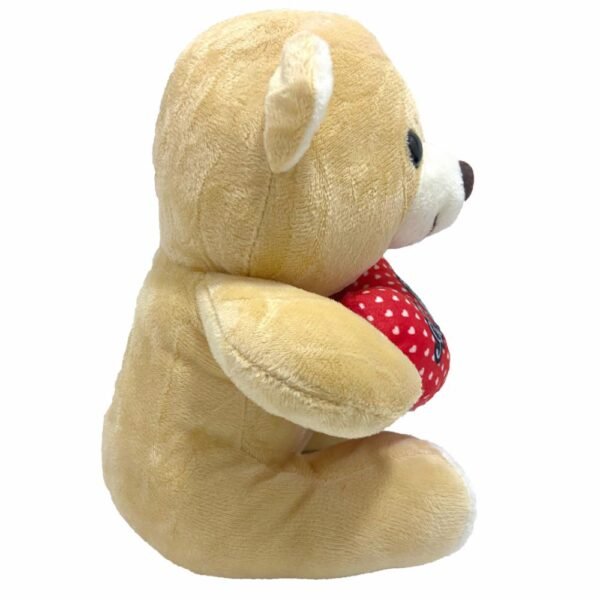 Pelucia Urso Creme Com Coracao 20cm +3 Anos Fizzy - Image 2