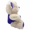 Pelucia Urso Creme Roupa Roxa 18cm +3 Anos Fizzy - Imagem 2