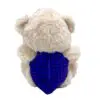 Pelucia Urso Creme Roupa Roxa 18cm +3 Anos Fizzy - Imagem 3