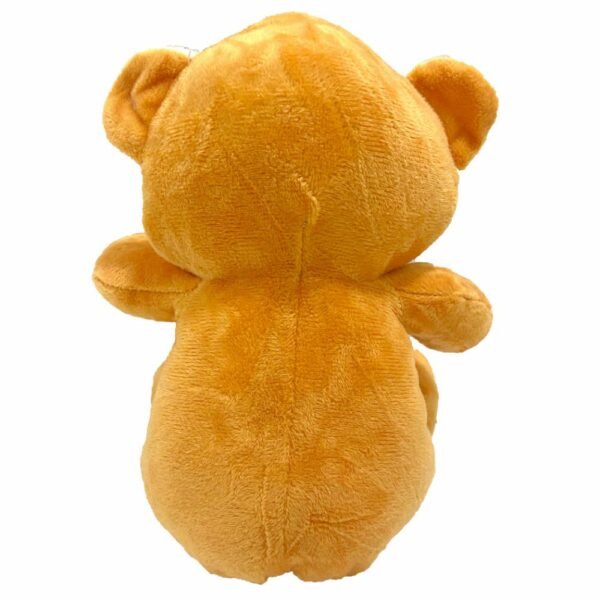 Pelucia Urso Laranja Com Coracao 20cm +3 Anos Fizzy - Image 3