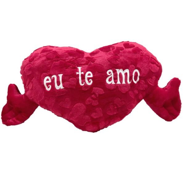 Pelucia de Coracao 80 Cm Eu Te Amo Frases Fizzy - Image 3