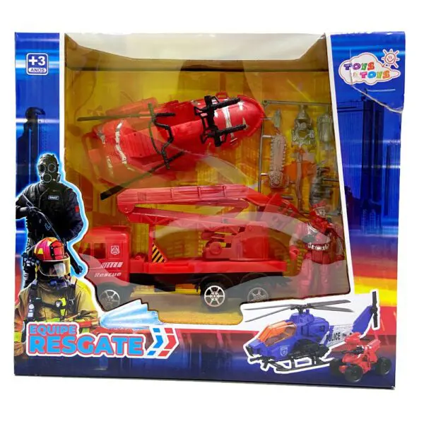Playset Caminhao De Bombeiro E Jet Ski Acessorios Toys eToys - Imagem 2