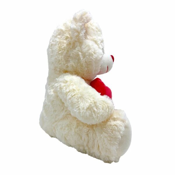 Urso De Pelucia 25cm Quatro Coracoes Creme Fizzy - Image 2