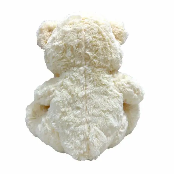 Urso De Pelucia 25cm Quatro Coracoes Creme Fizzy - Imagem 3