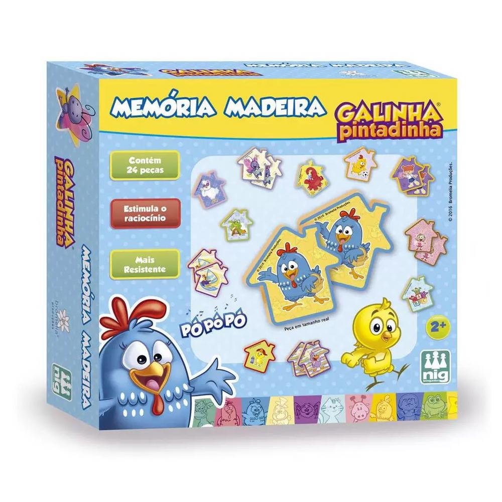 Jogo Educativo Da Memória Infantil Memorix Ratinhos 24 Peças Babebi