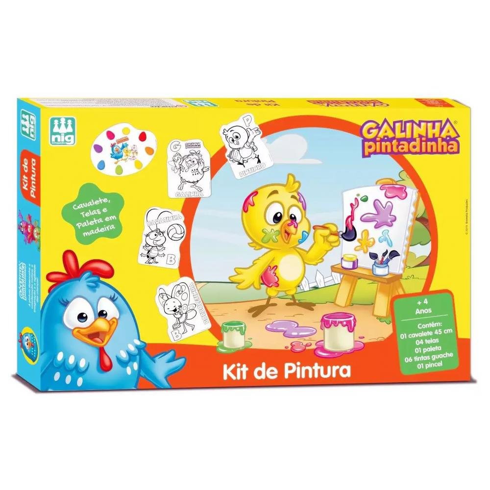 Kit de Pintura Galinha Pintadinha Infantil +4 Anos Nig – Papelaria Pigmeu