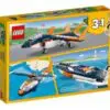 Lego Creator Jato Super Sonico 215 Pecas 3 em 1 +7Anos 31126 - Imagem 2