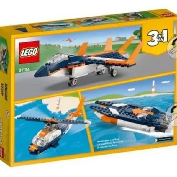 Lego Creator Jato Super Sonico 215 Pecas 3 em 1 +7Anos 31126 - Image 2