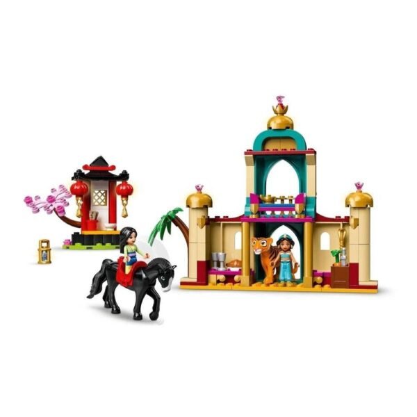 Lego Disney Princess Aventura de Mulan e Jasmin 176Pcs 43208 - Image 2