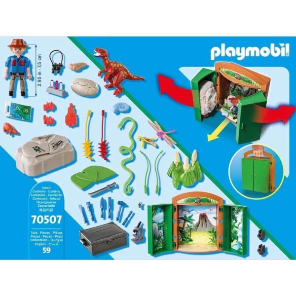 Playmobil Dinos Play Box Explorador de Dinossauros 70507 - Image 2