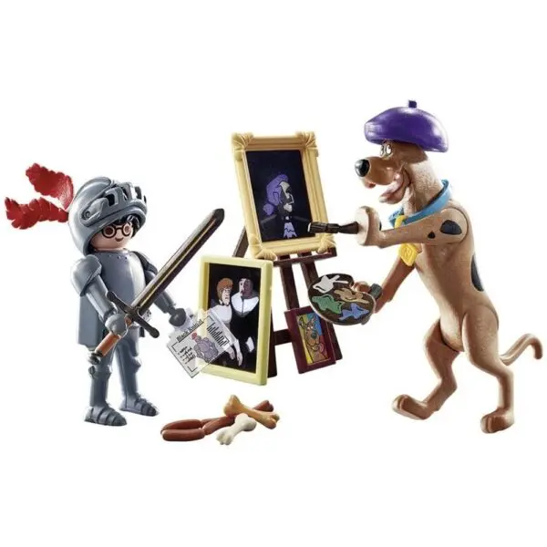 Playmobil Scooby Doo Aventura Cavaleiro Negro 28Pcs 70709 - Imagem 2