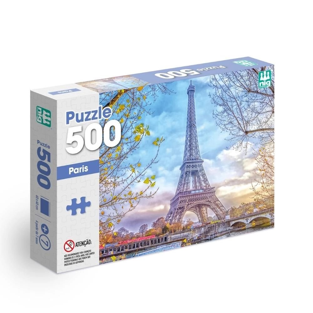 Jogo Quebra Cabeca Puzzle 500 Pecas Istambul +10 Anos Grow – Papelaria  Pigmeu