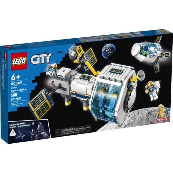 Lego City 60349 Estacao Espacial Lunar 500 Pecas +6 Anos