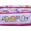 Estojo Escolar Duplo Dora Teddy Bear Roxo/Azul - Imagem 3