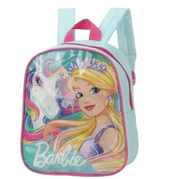 Mochila De Costas Infantil Pequena Barbie Luxcel