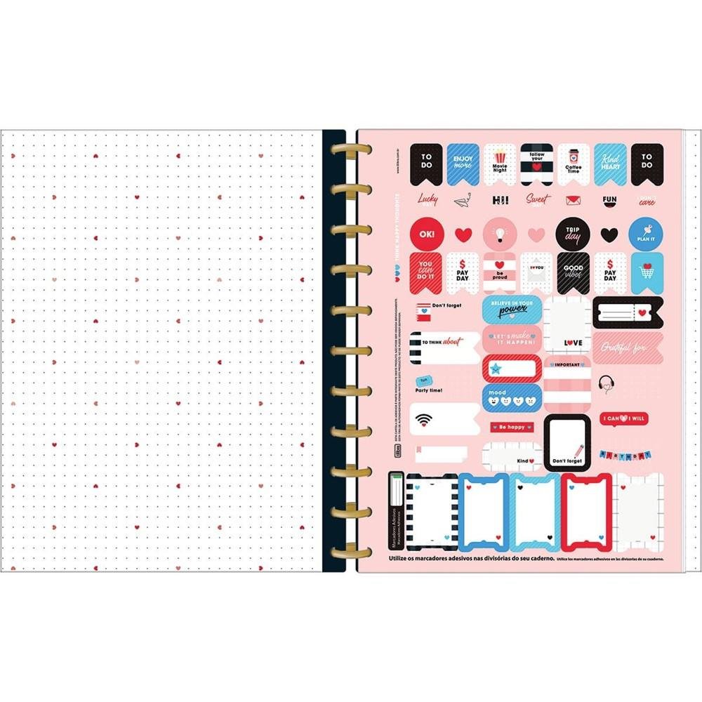 Caderno Colegial 1x1 Tilidisco 80 Folhas West Village - Imagem 2