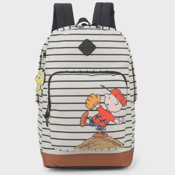 Mochila Escolar Juvenil a Turma do Charlie Brown Luxecel