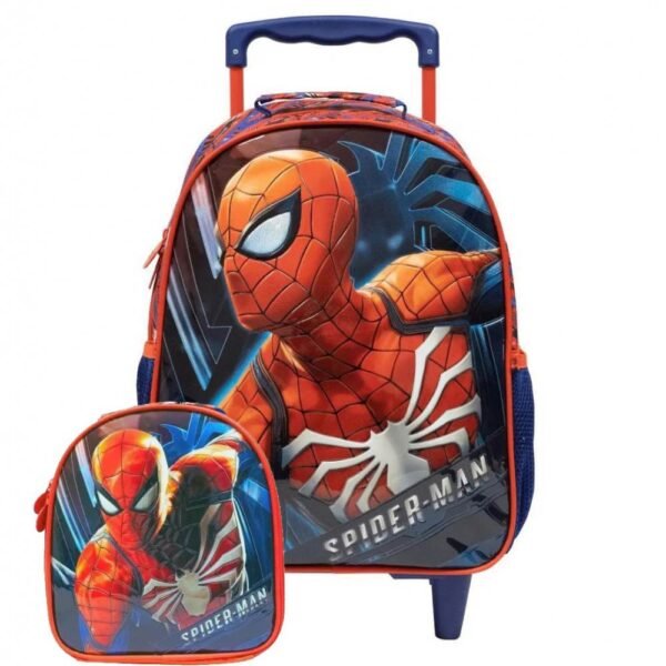 Kit Mochila com Rodinha+Lancheira G Marvel Spider Man Xeryus