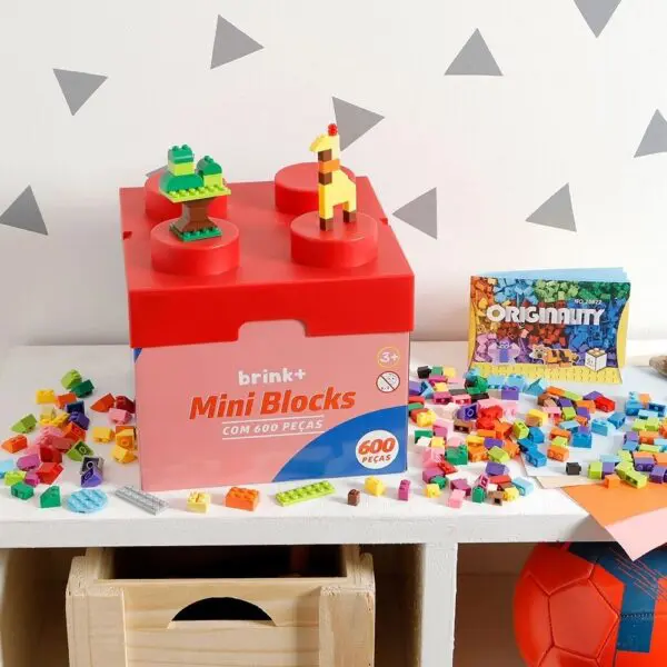 Mini Blocks 600 Peças - brink+ - Imagem 3