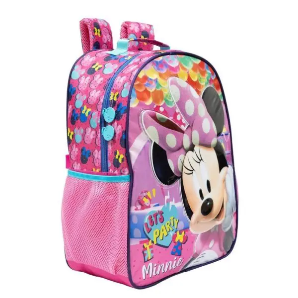 Kit Mochila de Costa+Lancheira+Estojo 14 Minnie R Xeryus - Imagem 2