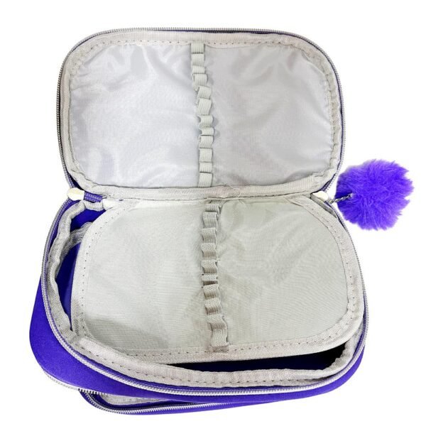 Estojo Box Duplo Neoprene Case Cubo Roxo Daterra - Imagem 3