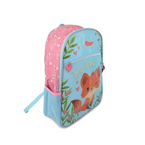 Kit Mochila de Costa+Lancheira Fox Love Pack Me Pacific - Imagem 2