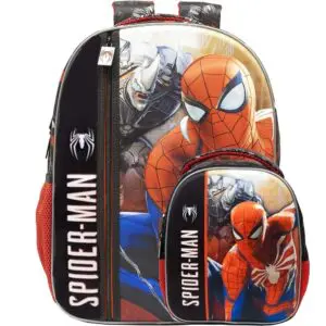 Kit Mochila de Costa+Lancheira Spider-Man 16 10702 Xeryus