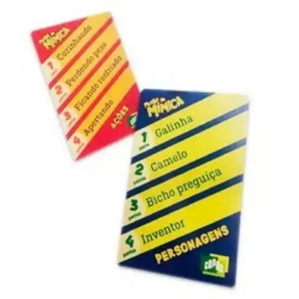 Jogo Cartas Mestre Da Mimica Com Ampulheta Copag - Imagem 2