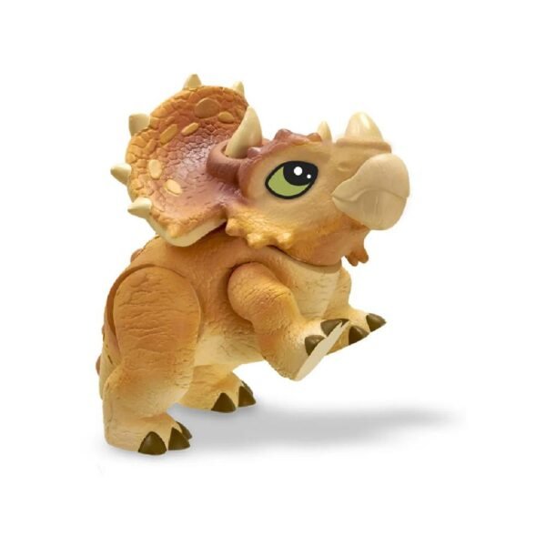 Boneco Dino Baby Jurassic World Triceratops Marrom Pupee - Image 2