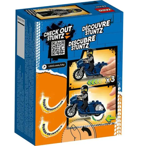 Lego City Moto de Acrobacias de Turne 10 Pecas 60331 - Imagem 3