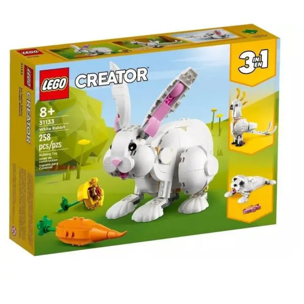 Lego Creator Coelho Branco 258 Pecas 31133