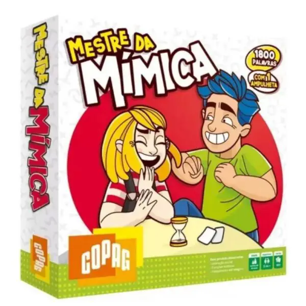Jogo Cartas Mestre Da Mimica Com Ampulheta Copag