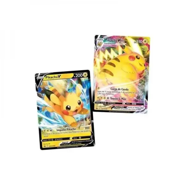 Box de Carta Pokemon Pikachu Vmax Realeza Absoluta Copag - Imagem 2