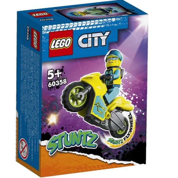 Lego City Moto Acrobatica Cibernetica 60358 - Image 4