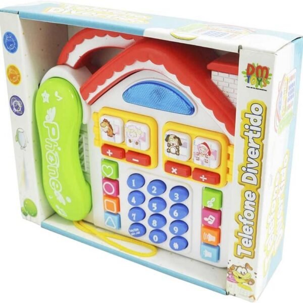 Brinquedo Telefone Divertido Casinha Infantil - Dm Toys - Image 2