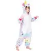 Pijama Unicornio Roupa Fantasia Macacão Tamanho PP Capuz - Imagem 2