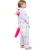 Pijama Unicornio Roupa Fantasia Macacão Tamanho PP Capuz - Imagem 5