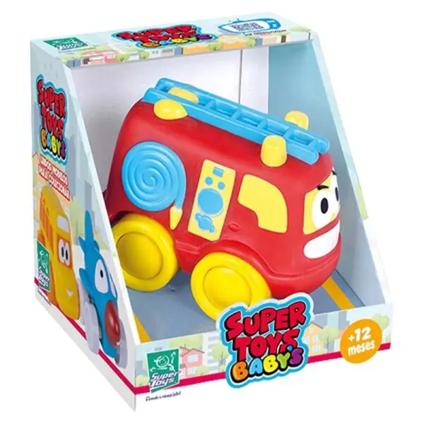 Carrinho Roda Livre - Super Toys Babys - Bombeiro Super Toys - Imagem 2