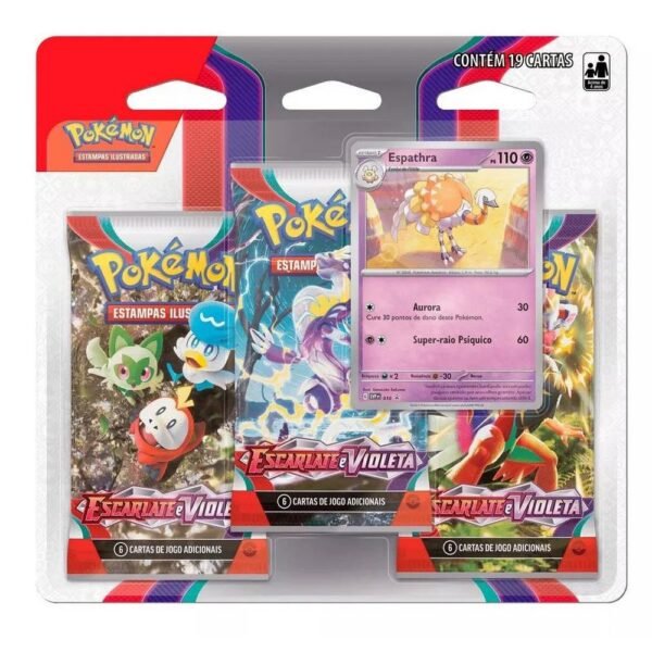 Pokemon Escarlate e Violeta Triple Pack Lendarios Copag