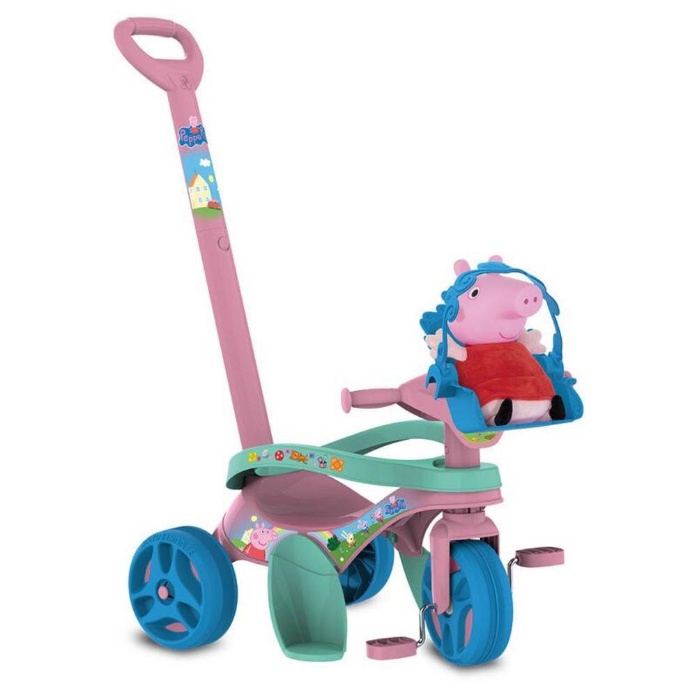 Velotrol Triciclo Passeio E Pedal Tonkinha Rosa Bandeirante – Papelaria  Pigmeu