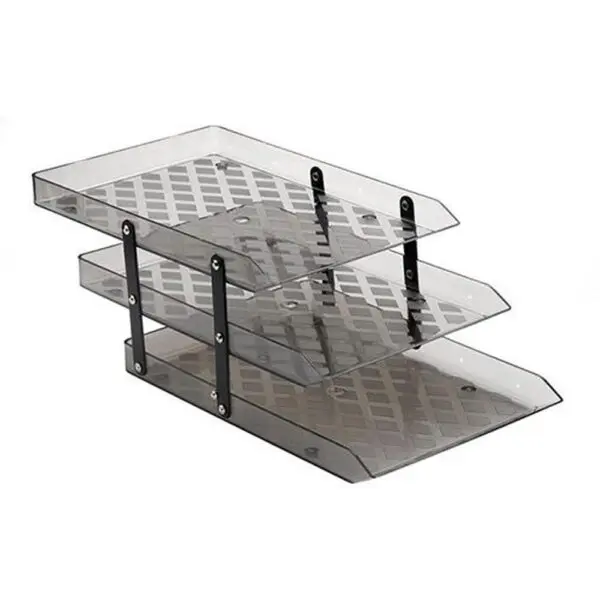 Caixa Correspondencia Tripla Movel Fume - Waleu