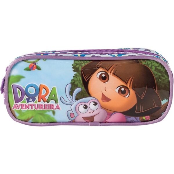 Estojo Duplo Infantil Dora and Boots - Xeryus