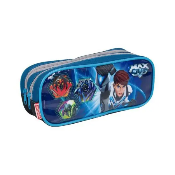 Estojo Duplo Escolar Infanti Max Steel 16M Sestini