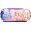 Estojo Duplo Infantil Barbie Rock N Royals Roxo Sestini
