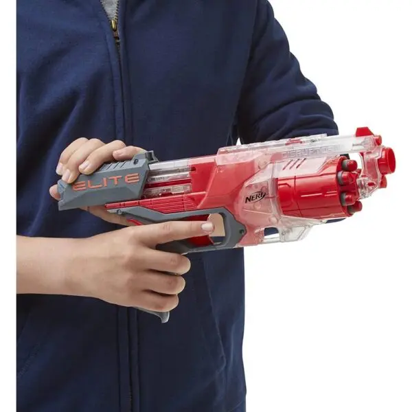 Nerf Lança Dardos Elite Disruptor Vermelho Hasbro - Imagem 4