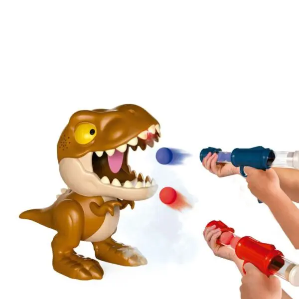 Lancador Dino Pow Ball Solta Fumaca Fenix