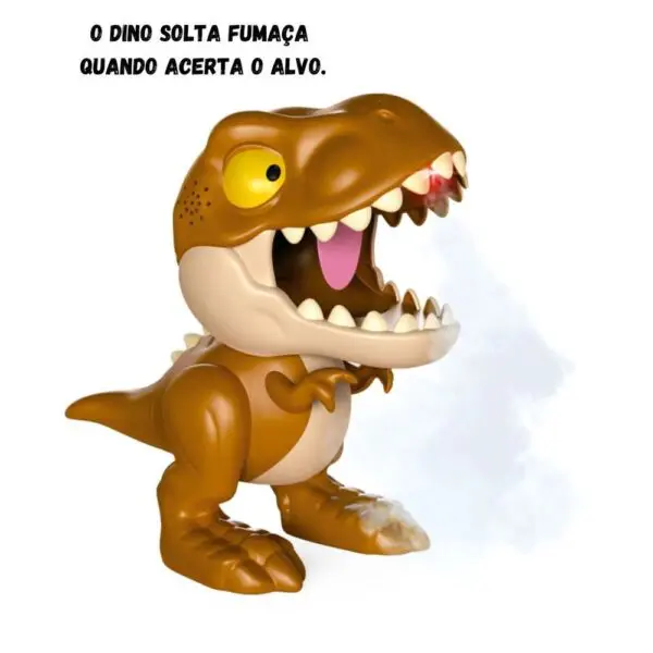 Lancador Dino Pow Ball Solta Fumaca Fenix - Imagem 2