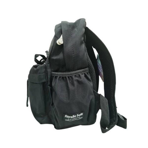 Mini Mochila de Costa Fiorella Sotti Preta BPF30861 - Image 2