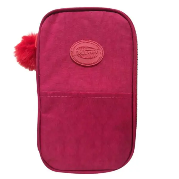 Estojo Box Duplo Nylon Case Vermelho 817393 Daterra