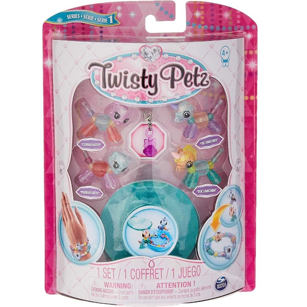 Pulseira Twisty Petz Gemeos Cuddles e Puddles Kitty Sunny